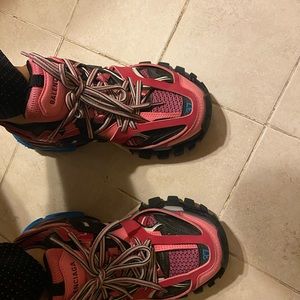Balenciaga sneakers size 37 pink and blue great condition
